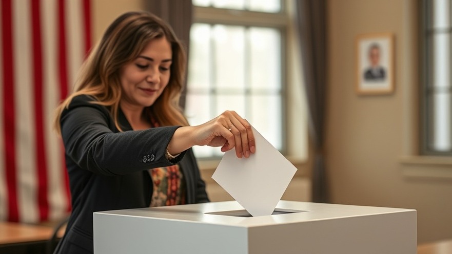 Woman casting her ballot, highlighting Texas voting laws for 2024 elections.