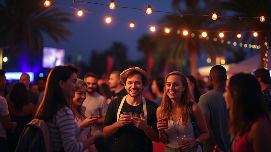 People enjoying local events in Dallas at the vibrant farmers market