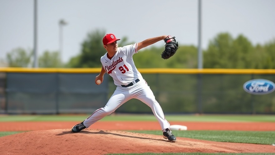 Cleveland Guardians pitcher on mound during MLB wild card race against Texas Rangers