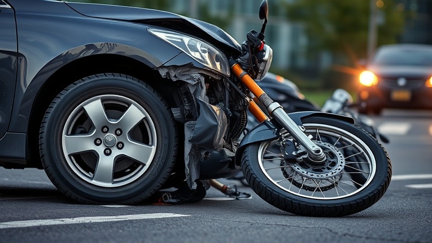 Serious motorcycle accident highlighting road safety in Austin.