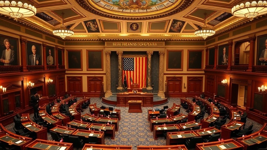 Inside the U.S. Senate chamber discussing Texas politics news.