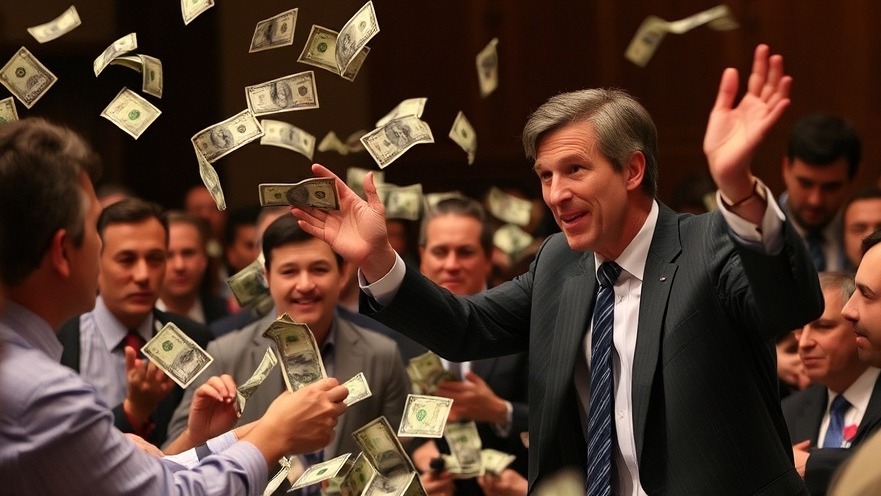 Beto O'Rourke promoting Texas elections 2025 with cash distribution.