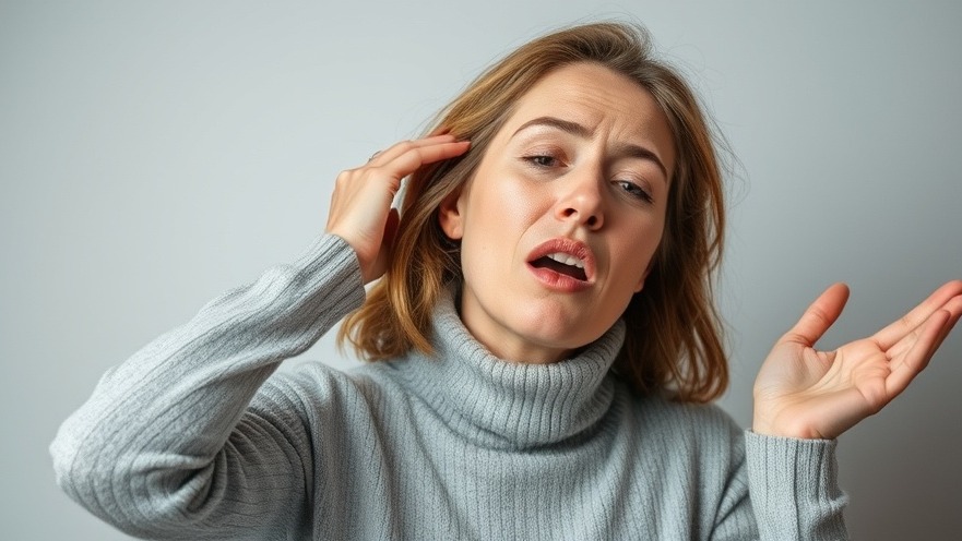 Woman experiencing a dizzy spell while practicing natural health tips.