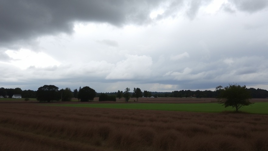 Cloudy day in Austin, indicating potential rain for local weather updates.