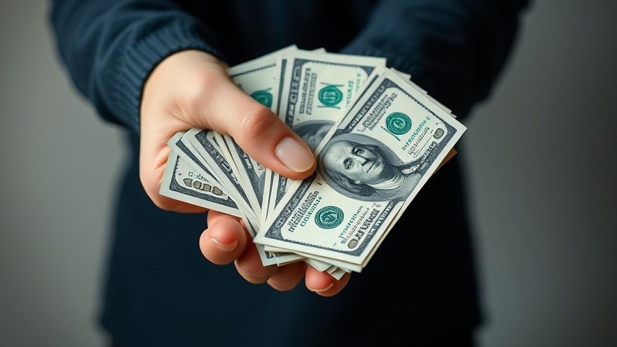 Hand holding cash, illustrating tax credits for high net worth individuals.