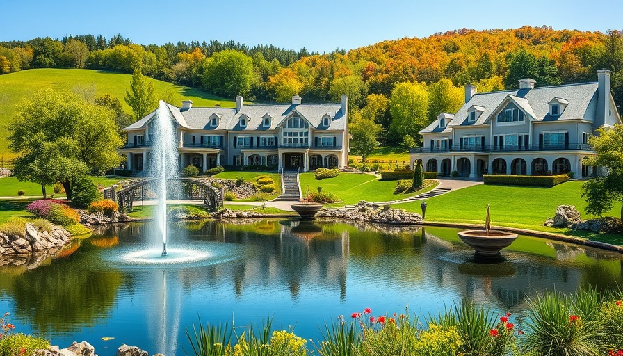 Luxury getaway in Lehigh Valley featuring serene resort landscape
