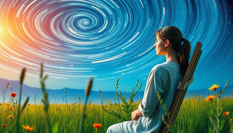 Serene therapeutic art scene as a young woman paints outdoors.