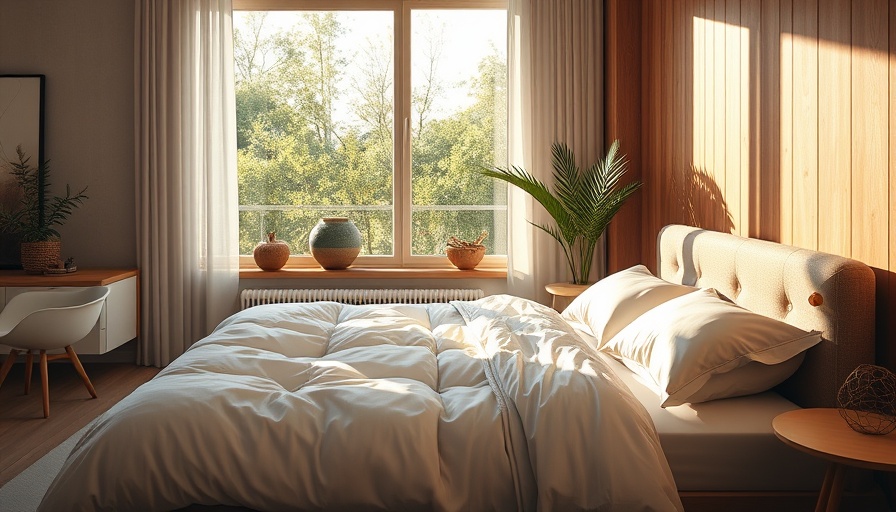 Modern bedroom highlighting the importance of the right mattress.