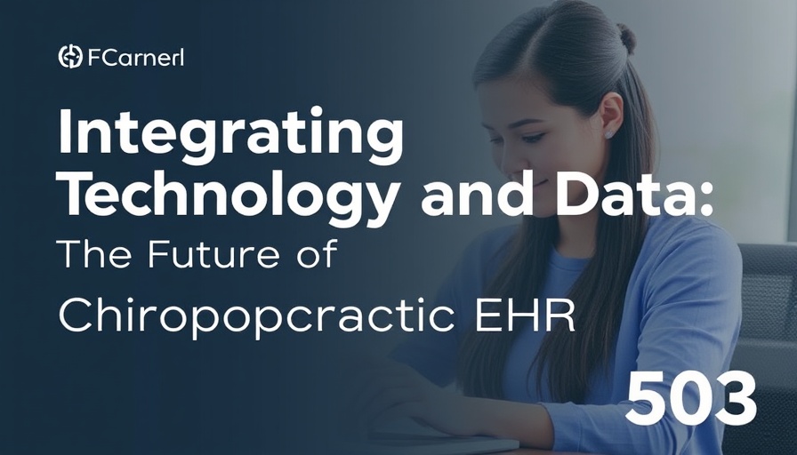 503- Integrating Technology and Data: The Future of Chiropractic EHR