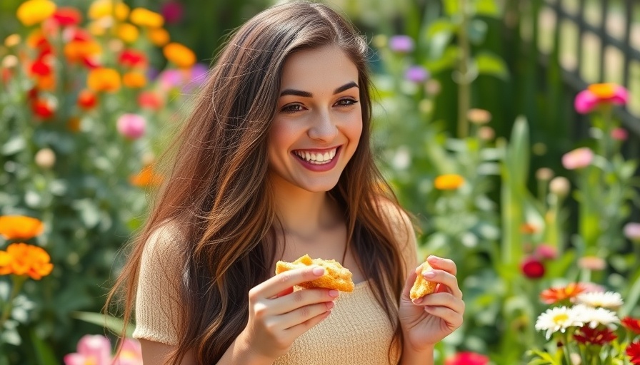 Joyful woman outdoors, reinforcing 'fertility starts in the brain'.