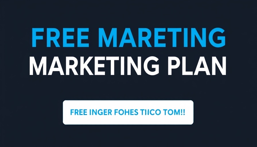 Download free marketing plan template banner.