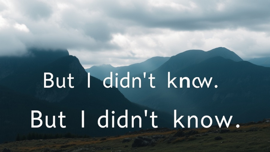 &#8220;But I didn&#8217;t know&#8221; html