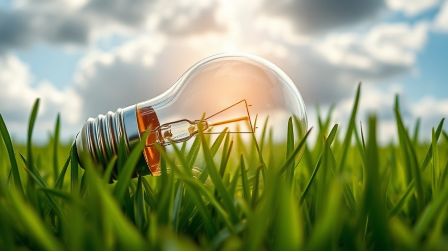 Innovative light bulb on grass reflecting ideas, YouTube Shorts Ideas for Businesses
