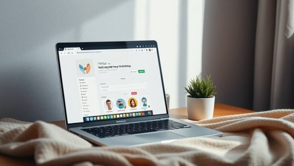 Laptop showing TikTok interface for business analytics.