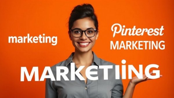 Smiling woman promoting Pinterest Ads for B2C sales growth.