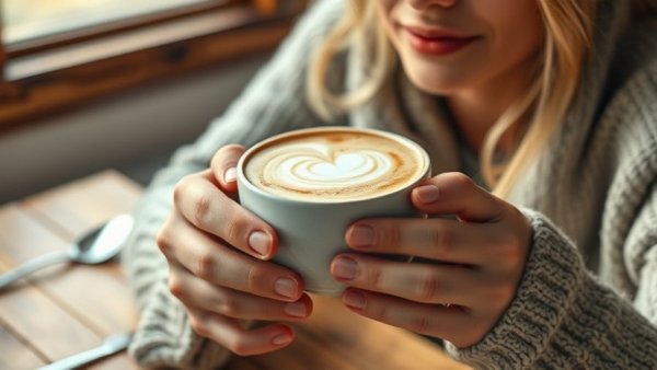 Cozy coffee moment illustrating Creation Mode vs. Consumption Mode.