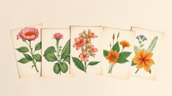 The Art of Flora Puzzle Game cover with botanical illustrations.