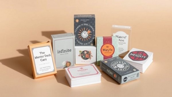 Creative prompt decks for businesses with unique designs.