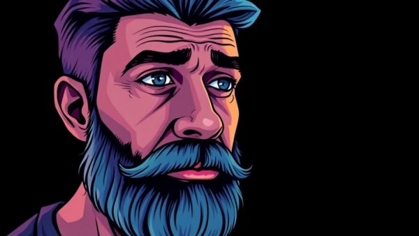 Generative AI Roadmap 2026: Colorful illustrated thoughtful man