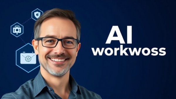Man discussing Custom GPTs in Automation Workflows with AI tools.