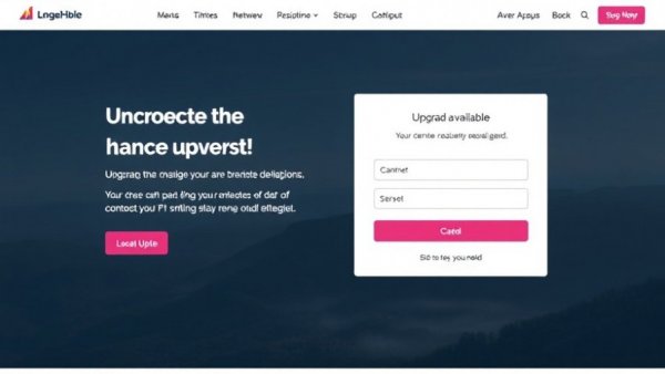 Upgrade available html