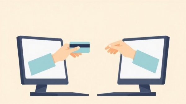 Illustration of online transaction showing the meaning of value in retail.
