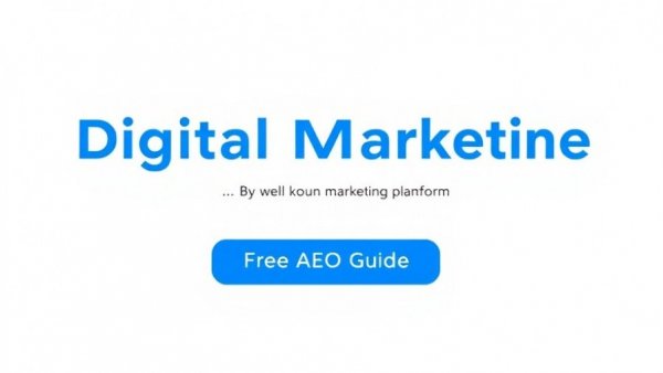 Digital banner promoting AI search strategy guide.