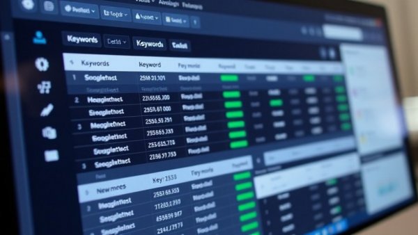 Keyword analytics dashboard highlighting trending topics for small businesses.