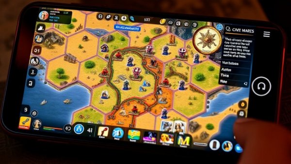Sid Meier's Civilization VII on Apple Arcade displayed on smartphone.