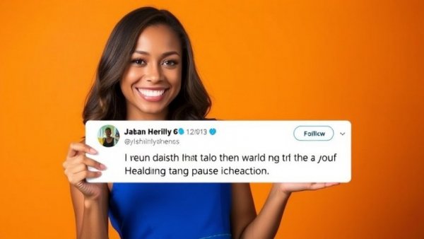 Creating Superfans: Smiling woman promotes engaging customer experience framework.