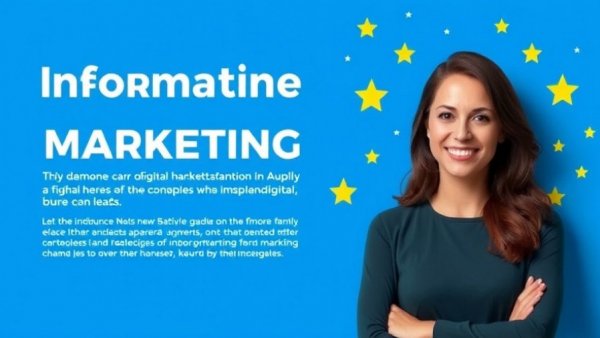 SEO Brand Marketing Guide cover in blue with star icons.