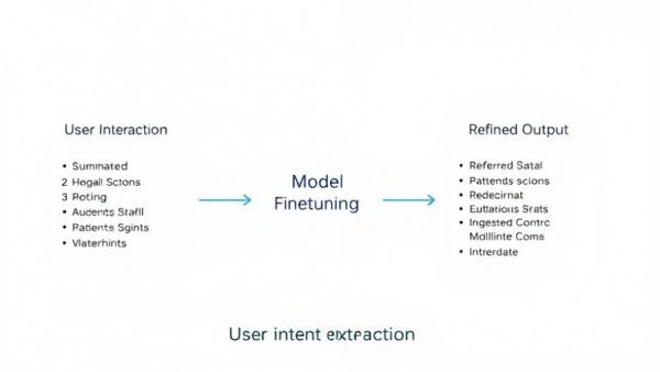 Diagram showing user interaction for flight booking process with intent extraction.
