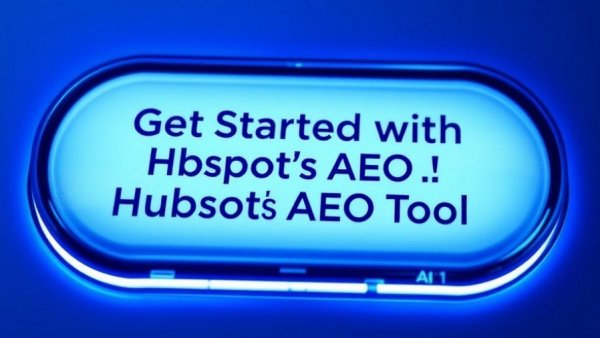 Blue digital button with text promoting AI citation tracking tool.