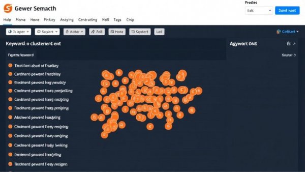 Use Semrush's keyword clustering tool to build your strategy