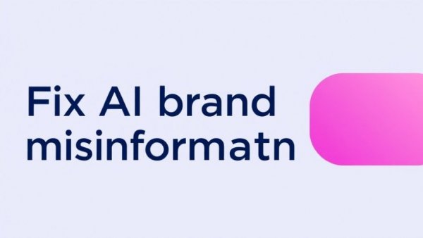 Fix AI misinformation about your brand campaign graphic