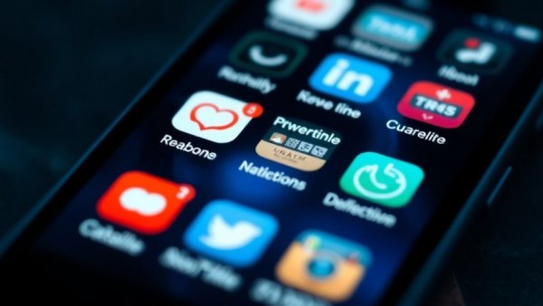 Close-up of smartphone with social media apps for Social Media Marketing for Small Businesses.