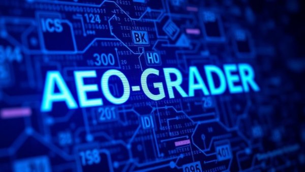 Blue text on a gradient background about Answer Engine Optimization.