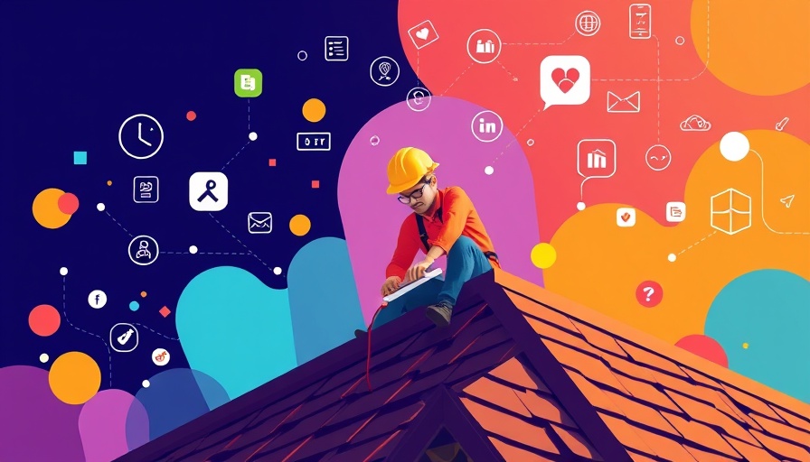 Roofer working alongside a CRM system; best CRMs for roofing businesses 2025