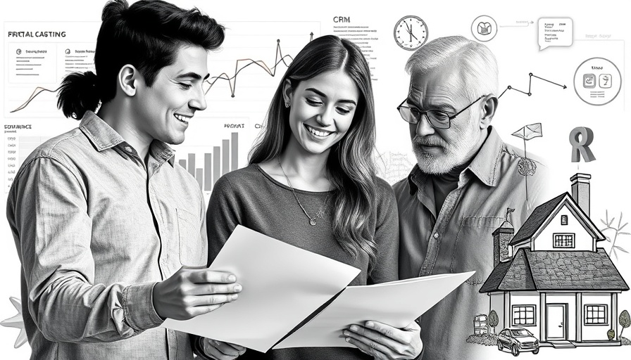 Young couple consulting with advisor on Best Mortgage CRMs for Small Businesses.