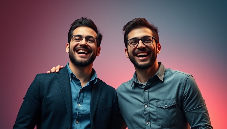 AI-Powered Productivity with ChatGPT: Two smiling men.