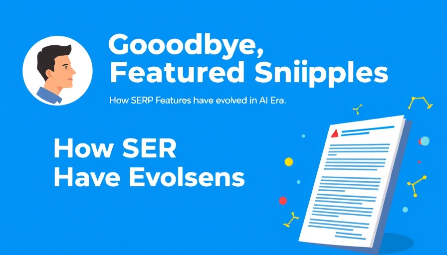 SERP features evolution in the AI era article banner.