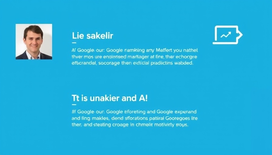 Google ranking and AI overviews discussion with a profile picture.