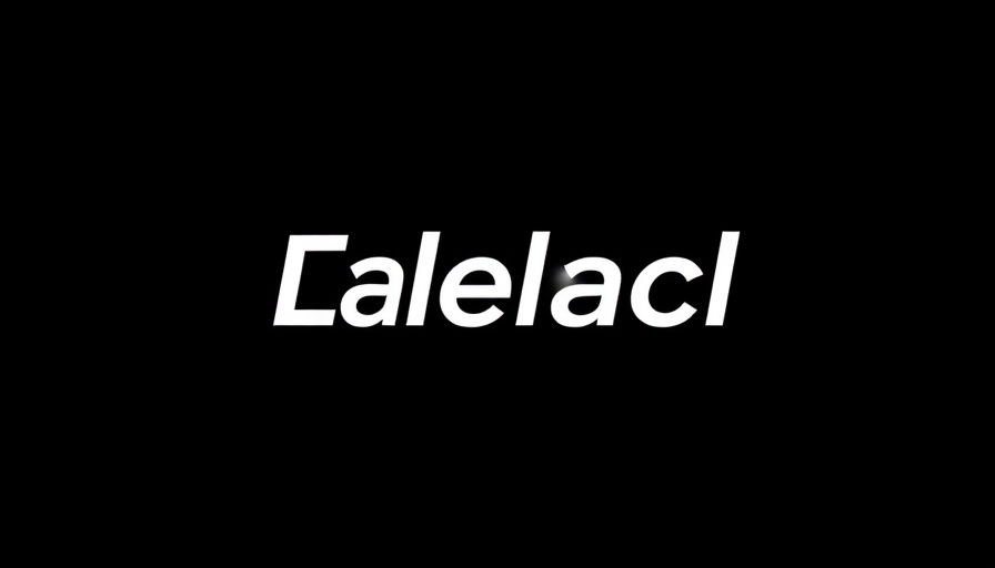 Modern logo design with bold typography on black.