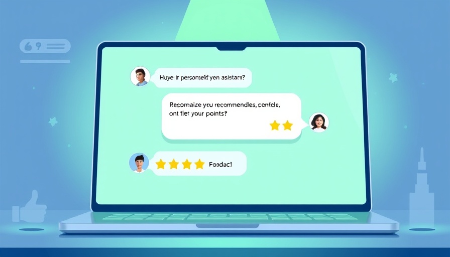 Chat interface showing personalized pen recommendations on laptop.
