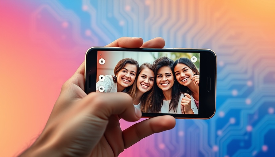 Is Traditional SEO Becoming Obsolete illustration with smartphone and group photo.