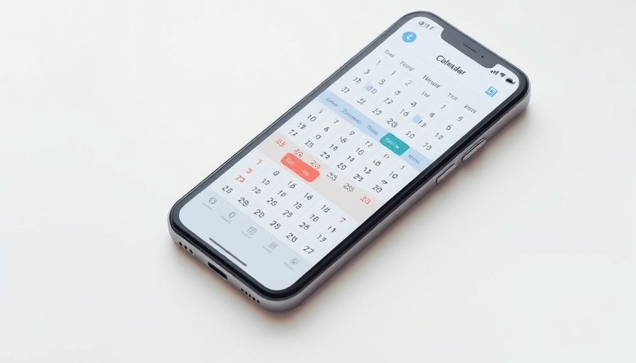 Timescape calendar app on smartphone displaying full-year view