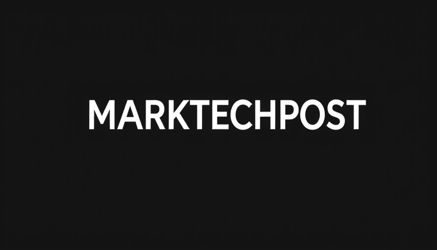 Minimalistic logo with bold text on black background.