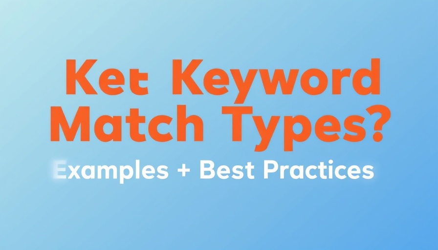 What Are Keyword Match Types? Examples + Best Practices