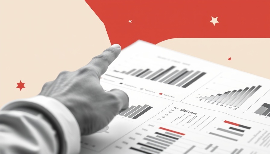 Detailed business charts with hand pointing, marketing pipeline value