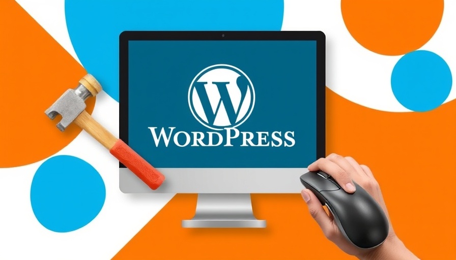 Creative collage symbolizing WordPress essentials with digital elements.